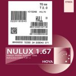 عدسی 1.67 نولوکس HOYA با پوشش HVLL - Image 2