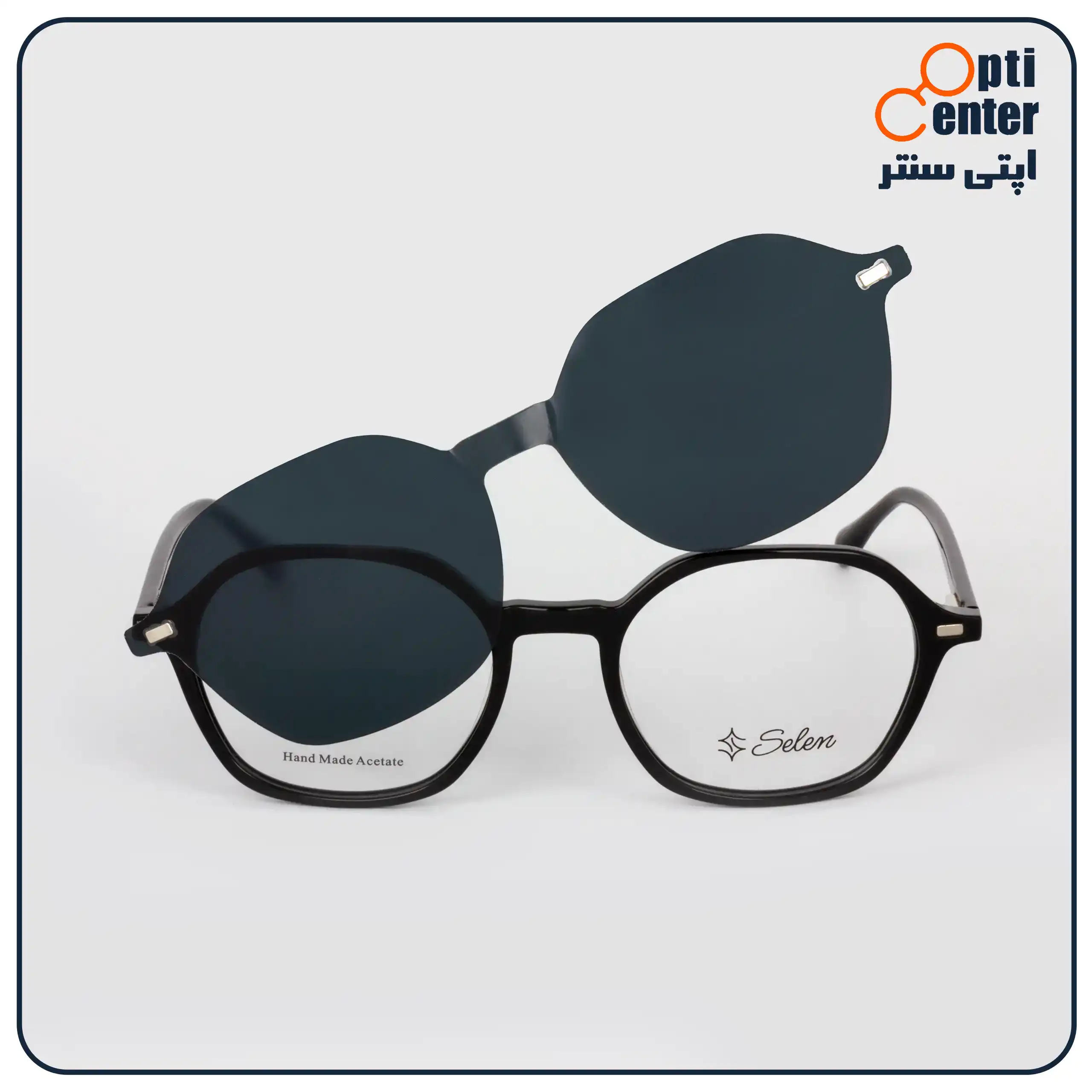 عینک طبی SELEN مدل 9553 (CLIP ON)-1 عینک طبی SELEN مدل 9553 (CLIP ON)-1